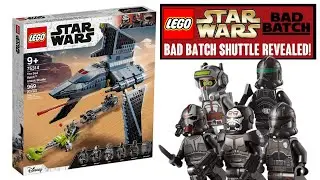 LEGO BAD BATCH Shuttle REVEALED! - Full Details Set 75314