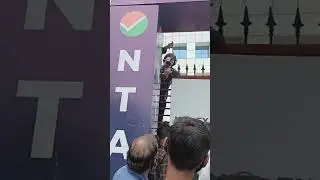 Protest at NTA headquarters #iit #jee2022