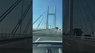 Yokohama bay bridge 🇯🇵 #travel #viral #shorts  #baybridge  #follow