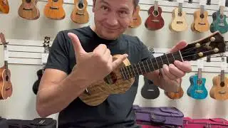 Rebel Double Creme Mango Soprano Ukulele Demo/Review at Aloha City Ukes