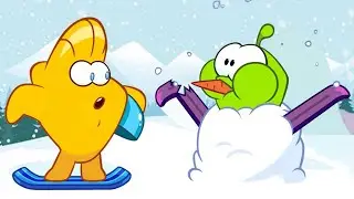 OM NOM Stories Hindi |⛸️ It's Skating Time | Funny Hindi Cartoon | Cut The Rope