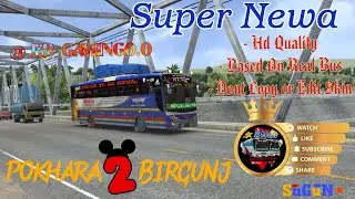 New Super Newa Skin for BUSSID||Skin link in discription||Like,Share&Subsbribe||