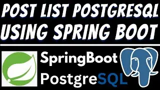 POST List of JSON data in PostgreSQL using Spring Boot and Postman tutorial | REST API