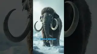 Could We Bring Back the Woolly Mammoth? | Real-Life Jurassic Park Begins! 🦣❄️ #facts #animals