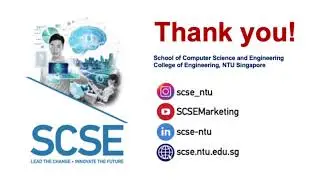NTU SCSE OPEN HOUSE 2021 - Live Chat by FACULTY Members