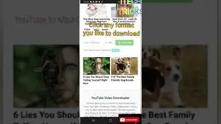 Download YouTube videos directly unto your internal or Gallery