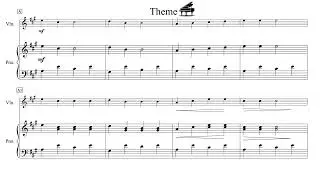 Lightly Row | Piano Accompaniment (𝅘𝅥= 125) | Suzuki Violin Book 1