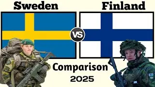 Sweden vs Finland Military Power Comparison 2025 | Finland vs Sweden military power 2025