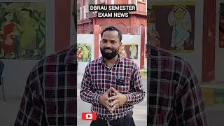 Dbrau semester exam pattern 2025 #shorts