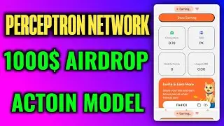 Action Model Airdrop - Perceptron Network Application or Extension Airdrop #airdrop 
