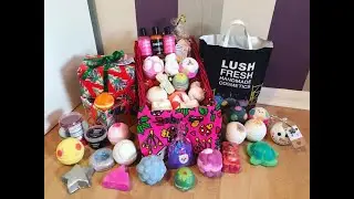 MASSIVE LUSH CHRISTMAS PRESENT HAUL 2018
