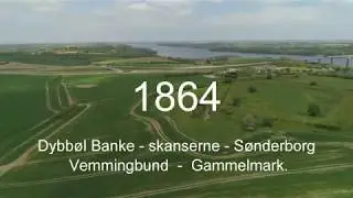 Dybbøl Banke - skanserne - Sønderborg - Vemmingbund og Gammelmark 07052020