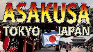 Walking in Tokyo: Best Asakusa Food & A Stunning View (Japan, 4K)