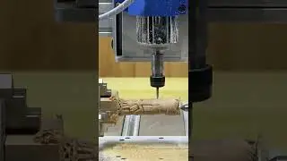 Rotary carving in action with Genmitsu PROVerXL 4030 V2 CNC Router #cnc