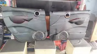 xylo door pad leather wrapping in black please - like, share, subscribe on this channel.