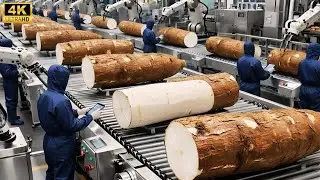 Inside India&rsquo;s Giant Cassava Flour Factory | From Fresh Roots to Fine Flour (Full Process)