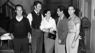 Man in the Attic 1953 - Behind the Scenes Photographs with audio from Suspense Radio The Lodger