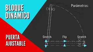 Aprende el Secreto del Bloque Dinámico para puertas en Autocad como todo un PRO