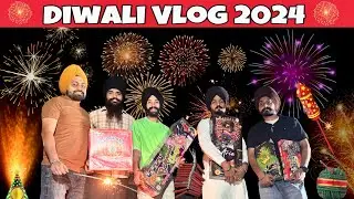 Diwali 2024 Gone Wrong😱 5000 wala Crackers🤣Sky Shots , Anaar , Bomb🔥Amritsar Di Diwali🙏🏻..
