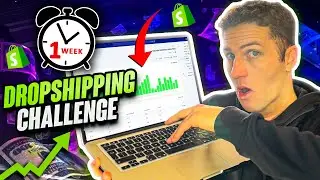 I Tried Shopify Dropshipping For 1 Week Using TikTok Influencers