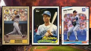 Top 50 Highest Selling 1980s Baseball Cards!