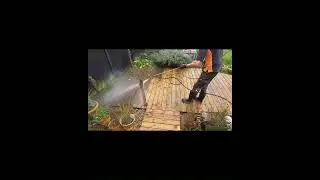 Quick Decking Clean Up #shorts #dirtlushpressurewashingservices
