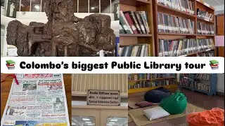 Inside Colombo&rsquo;s biggest Public Library | Quiet Study Spaces & History Tour 