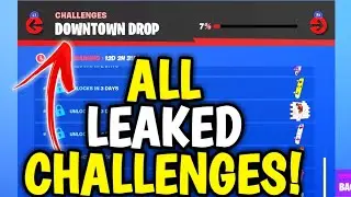 Downtown Drop LEAKED challenges! Downtown Drop GUIDE | Fortnite Downtown Drop