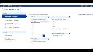 How to run T100 PLAN VS  UL with fund value with example