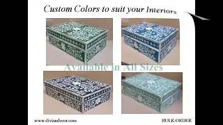 Bone Inlay Box Manufacturer | Bone Inlay Decorative Box | Divian Decor Exports