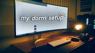 The CLEANEST College Desk Setup (2023)
