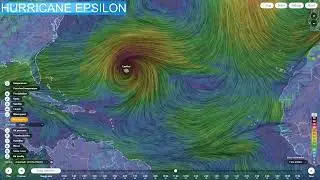 Hurricane Epsilon Real Time Tracking October, 20 2020