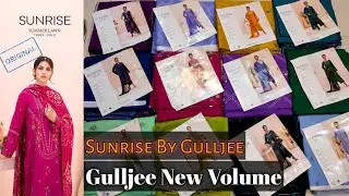 Sunrise by Gulljee | Gulljee New Volume | Gulljee collection 2023 | Luxury lawn | Cloth Point