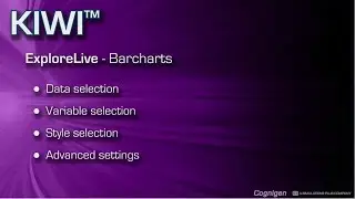 KIWI&trade; 3 ExploreLive Tutorial - Barcharts