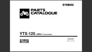 Yamaha YTX 125 Manual (Motorcycle Parts)