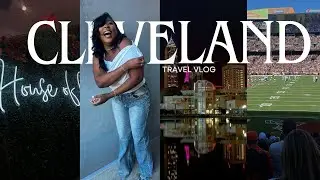 CLEVELAND TRAVEL VLOG! | NFL GAME + DATE NIGHT + EXPLORING
