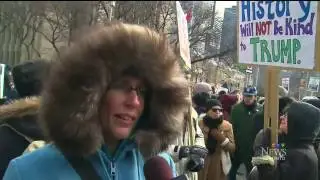Thousands fill downtown Toronto streets to protest Islamophobia