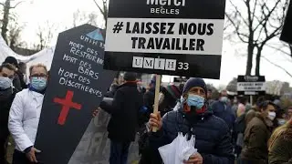 'We've had enough': In France, Spain and Denmark, anti-lockdown protests continue