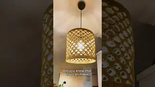 Вязаная крючком лампа своими руками &mdash; краткое руководство #ручная работа #дом #вязание крючком #в...