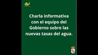 Nuevas tasas del agua