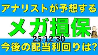 アナリストたちが予想しているメガ損保3社の今後の配当金や注目点を確認します