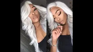 Watch Me SLAY This Platinum Blonde Wig: Motown Tress 