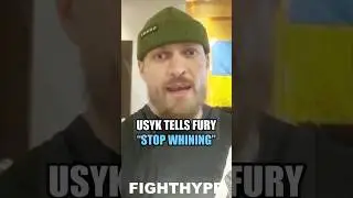 ANGRY USYK TELLS TYSON FURY 