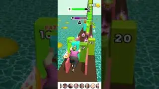 Fat pusher😄😄😜😜nice game kha kha ke mota ho gya purple person 🤣🤣🤣🤣#shorts