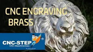 CNC-STEP | CNC engraving brass (3d work on High-Z CNC Router)