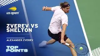 Alexander Zverev's Best Points vs Ben Shelton | 2026 US Open Final