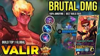 MVP Play!! Full Def Build TOP 1 GLOBAL Valir Solo Rank - Build&nbsp;#mobilelegendsbangbang