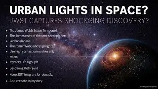 Stunning Discovery James Webb Telescope Captures Urban Style Lights Far Across the Cosmos!
