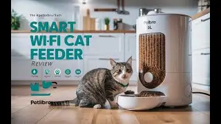 Smart Wi-Fi Cat Feeder | PETLIBRO 5L Wi-Fi Automatic Pet Food Dispenser Review 