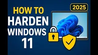 How to Harden Windows 11 in 2025 | Make Your PC Hacker-Proof & Secure